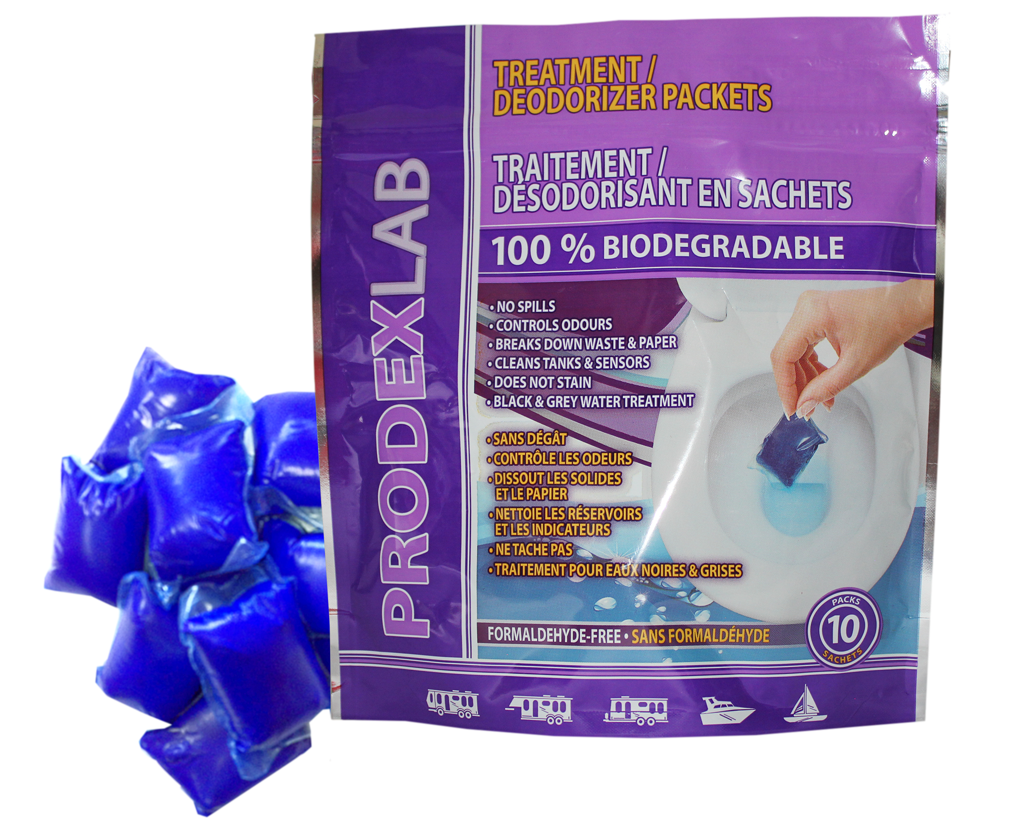 Treatment / Deodorizer Packets